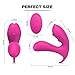 G-Spot Rabbit Vibrator with Bunny Ears for Clitoris Stimulation, Rechargeable Waterproof Dildo Vibrator Clit Stimulator Massager with 10 Vibration Modes Quiet Dual Motor for Women Coupls (Purple)