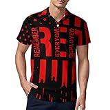 R.E.D Remember Everyone Deployed Red Friday Men's Polo Shirt Short Sleeve Regular-Fit Stretch T-Shirt
