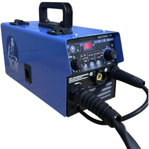 Máquina Inversora De Solda Multiprocesso 3 em 1 Multiarc 148, Solda mig sem gás, Tig lift e Eletrodo