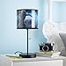 Idea Nuova Black Panther Stick Table Kids Lamp with Pull Chain, Themed Printed Decorative Shade