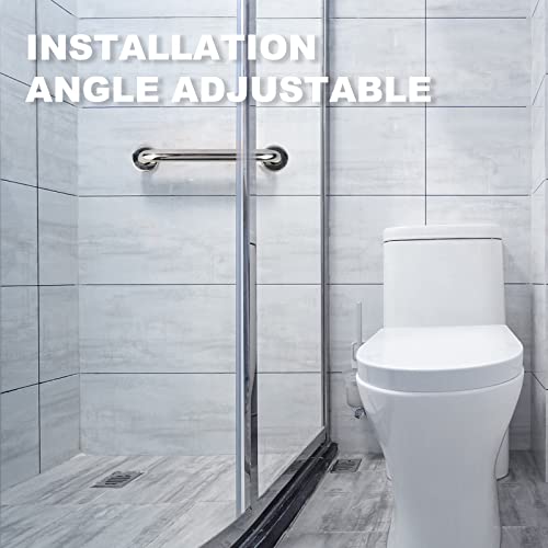 2 Pack 12 Inch Shower Grab Bars, Lonvichtt Stainless Steel Shower Handle, Bathroom Safety Bars, Elderly, Pregnant, Handicap Senior Assist Bath Handle #TOP3