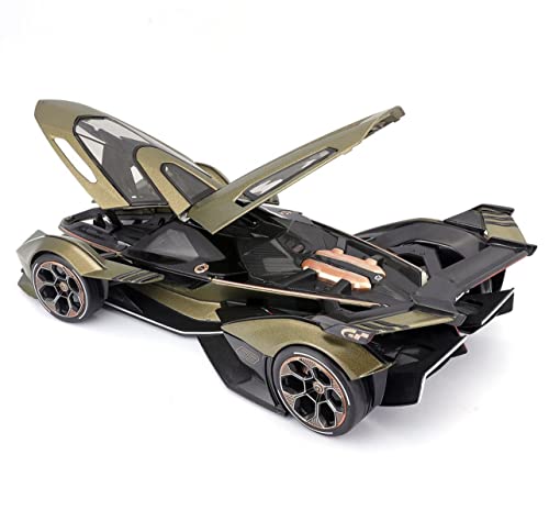 Maisto Modelo Diecast Lambo V12 Vision Gran Turismo Verde 1:18 miniatura 4