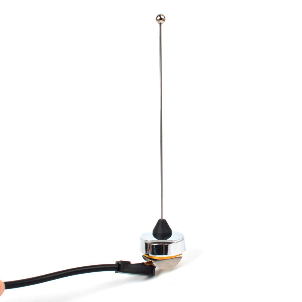 UAYESOK Antena UHF NMO 400-470MHz 70CM Antena móvil amateur | Antena de látigo de acero inoxidable de 6.4 pulgadas, ganancia de 2.5 dBi