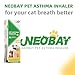 Neobay Cat Inhaler Spacer with Unique Panic Soother – Two Sets Included, 2 Pairs for Convenient Use (Backup Inhaler for When One is Still Not Dry After Cleaning)