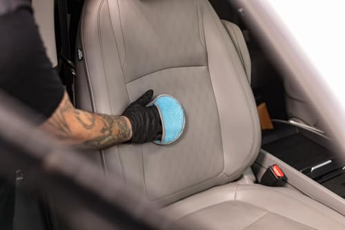 The Rag Company TRC-ULTRA-NO-SOAK-APP-5-PK Ultra No Soak Round Detailing Applicator - 70/30 Pearl Weave Microfiber For Applying Coatings, Dressings, Waxes thumb #7