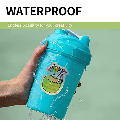 Stampcolour Holographic Printable Vinyl Sticker Paper For Cricut,Glossy Decal Paper,Self-Adhesive Labels Crafts,Dries Quickly Tear Resistant-For Any Epson Hp Canon Sawgrass Inkjet Printer A4 10 Sheets #TOP3