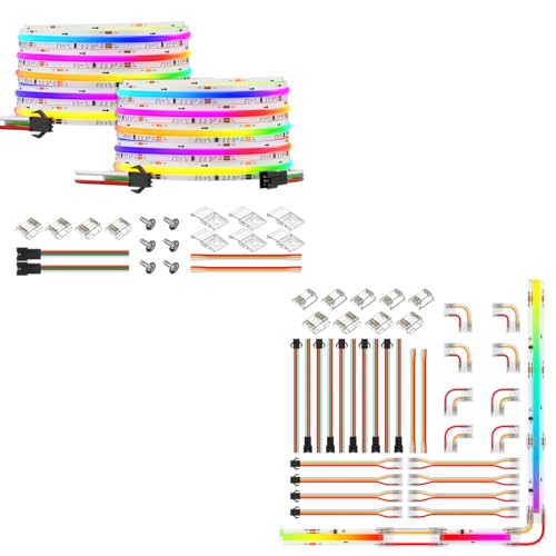Tira LED RGB COB BTF-LIGHTING 32.8FT Kit Conectores miniatura 1
