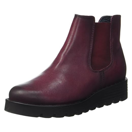 Apple of Eden dam Nanda Chelsea-stövlar, Röd Bordo - 40 EU