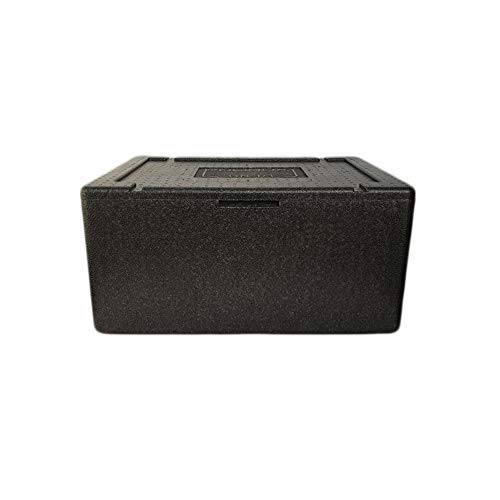 Lucgel Scatola Iso Termica Alimenti Riutilizzabile GN8 Plus Nera 68x44,5H30cm