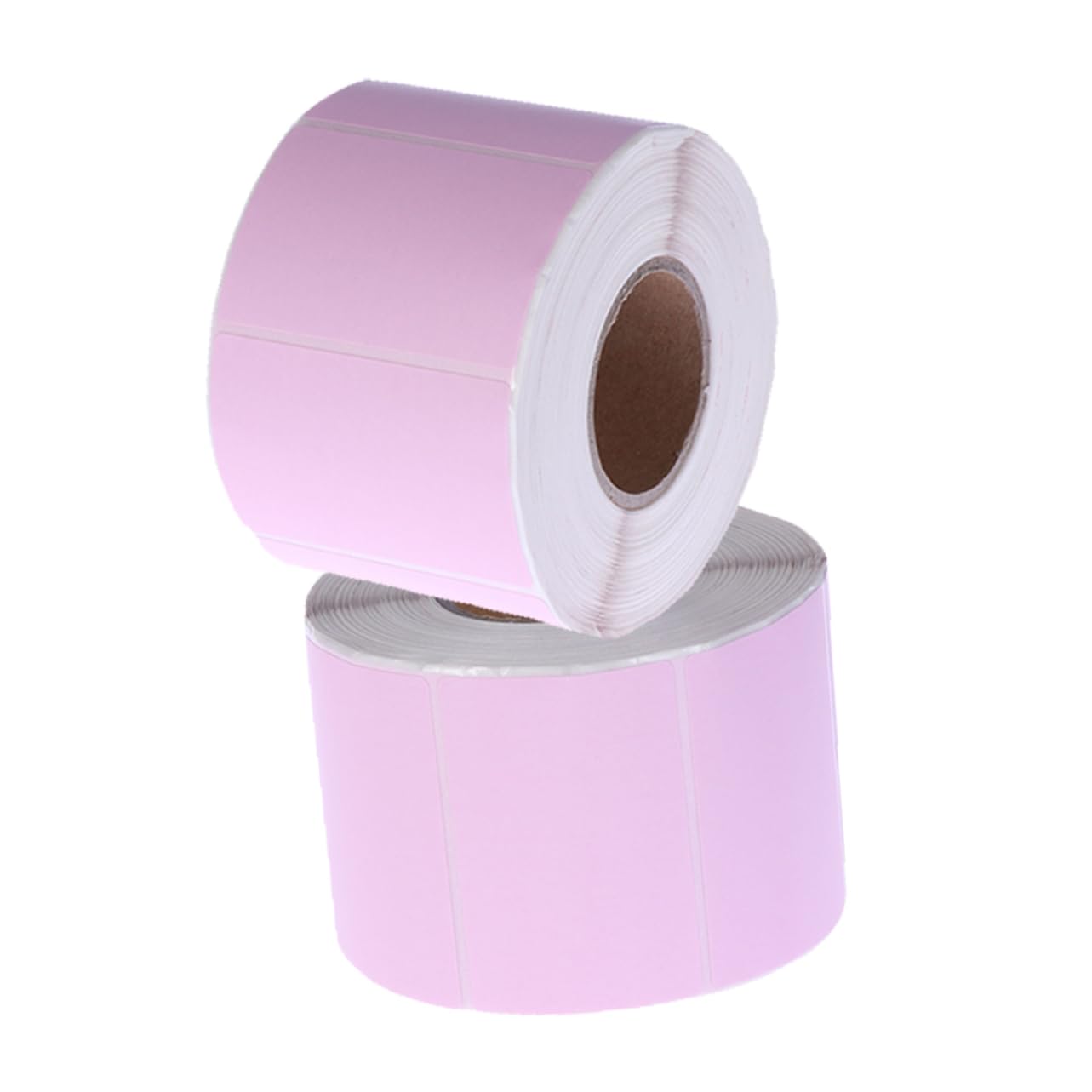2 Pezzi di Etichette per Etichettatrice in Carta Termica Adesiva Rosa, Resistenti All'acqua, per Spedizioni e Indirizzi
