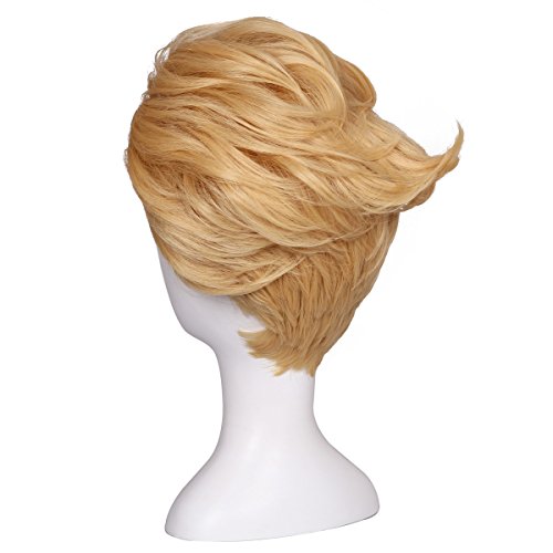 ColorGround Kids Short Blonde Cosplay Wig
