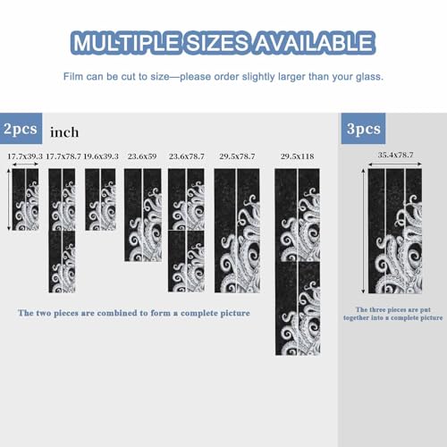 Vinilo Decorativo Ventana Privacy Film 19.6x39.3 Pulgadas miniatura 2