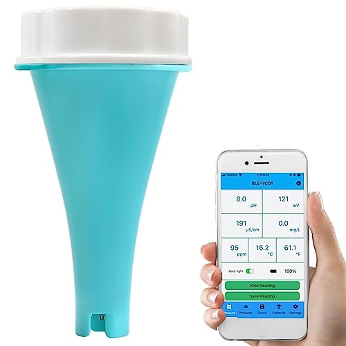 Testeur eau de piscine Bluetooth 6 en 1 avec PH et chlore - 2