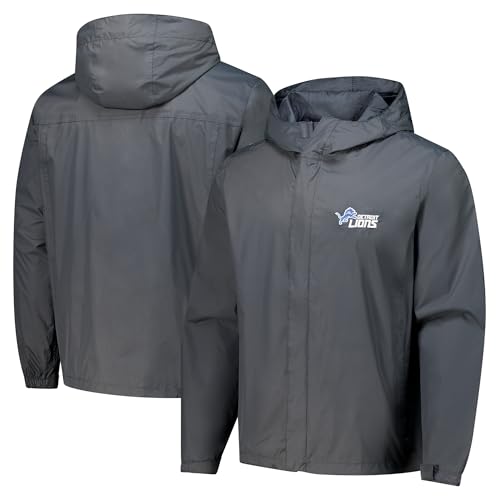 Image of Dunbrooke Men's NFL Tropic Waterproof Packable Full-Zip Hoodie Jacket