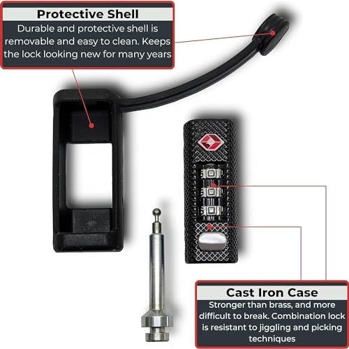 Heavy-Duty Steel Gun Case Lock - image 8