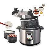 Kolice Commercial Electric 21L Pressure Cooker, Multi Cooker Pressue Canner With Non-stick Inner Pot, 21L (22 QT), 3000W, For Hotel Restaurant Kitchen and only for 220V (NOT 110V)