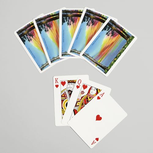 Baraja de póker con 52 cartas, diseño Sebago Lake Maine miniatura 7