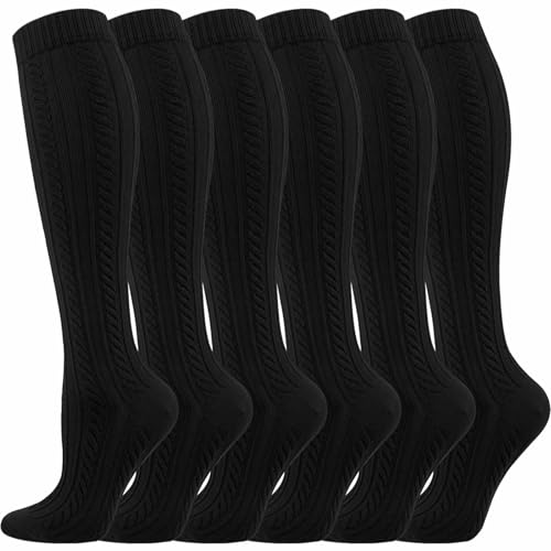 Image of Graduated Medical Compression Socks for Women&Men 20-30mmhg Knee High Sock