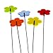 Produktbild SUNPLAY "Sonnenfänger-Blumen im FARBMIX, 5 Stück zu je 5 cm Durchmesser im Set + 35 cm Schwingstäbe
