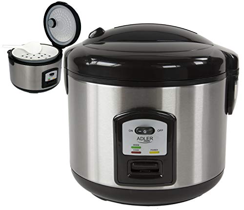 Reiskocher | Multikocher | 1,5 Liter | 1000 Watt | Reis Kocher | Edelstahl | Automatische Abschaltfunktion | Reis…