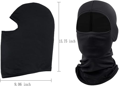 Miniatura 3 de 2 máscaras de esquí, pasamontañas para hombres y mujeres, para esquí, snowboard, fútbol, correr, equitación, motocicleta y protección UV, color