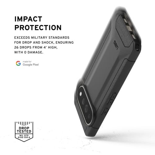 Image of Urban Amor Gear UAG Designed for Google Pixel 11 Pro XL (2026), Scout - Rugged Military Grade Dropproof Protective Cover - Black