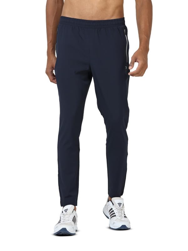 Image of JOLGER Premium Track & Jogger Pants for Men - Style and Performance with Light Weight, Sweat-Wicking Fabric - Perfect for Workouts, Casual Outings Trendy Athletic Wear with Reflective Zipper Pockets