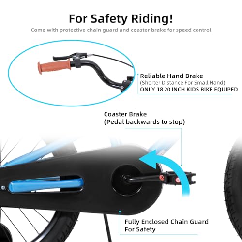 Image of JOYSTAR Kids Bike for Ages 2-12 Years Old Boys Girls, 12-20 Inch BMX Style Kid's Bikes with Training Wheels, Children Bicycle for Kids and Toddler, Multiple Colors