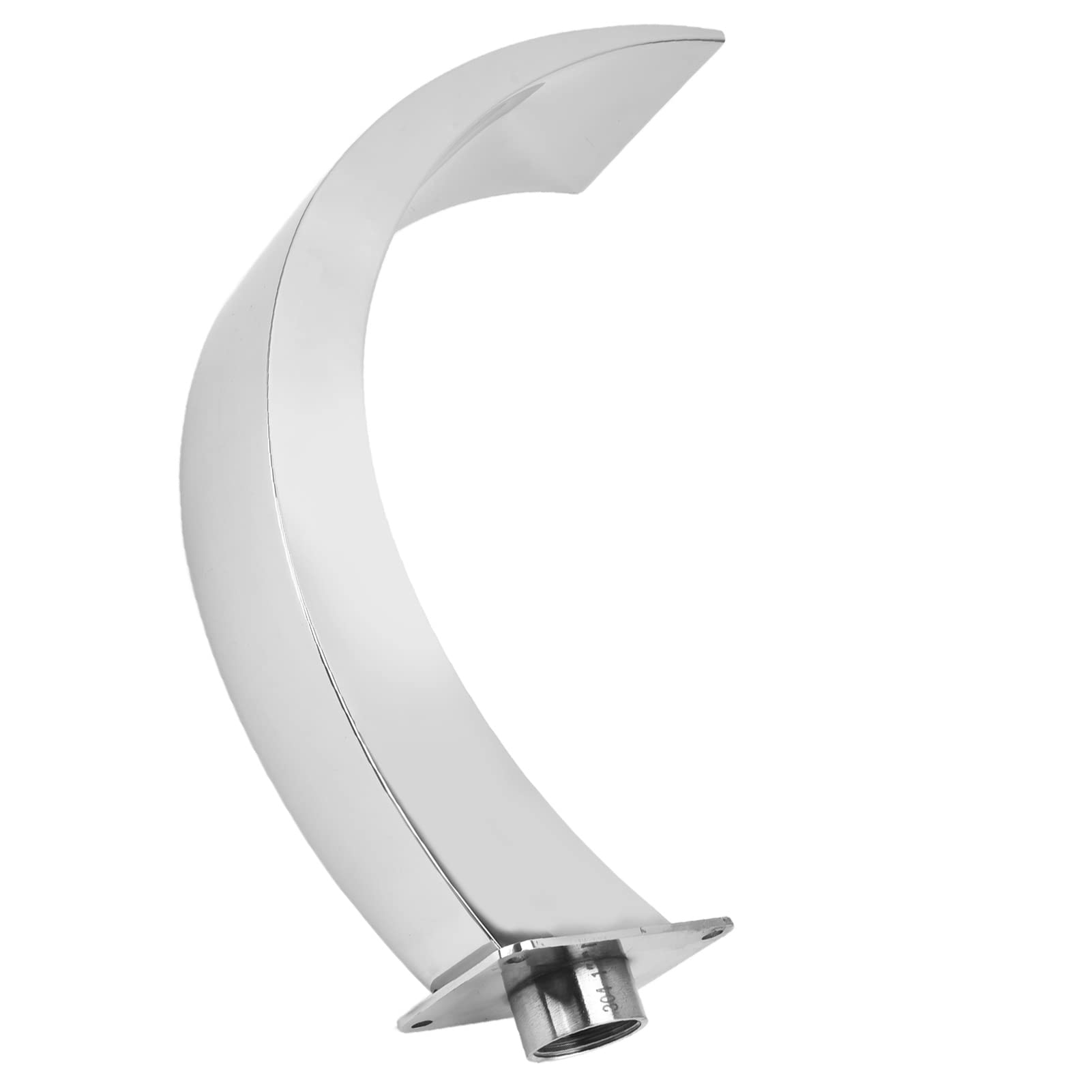 flexman Fontana a Cascata per Piscina, Altezza 14,3 Pollici, Fontana per Piscina Esterna Curva in Acciaio Inossidabile con Filettatura Interna G1 per Piscine, Piscina da Giardino