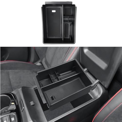 ECOZEN Center Console Organizer For 2022-2026 Hyundai Tucson Accessories - Armrest Box Organizer Tray Only Fit 2022-2026 Tucson With Automatic Transmission - NOT Fit 2025-2026 Tucson Limited/Hybrid