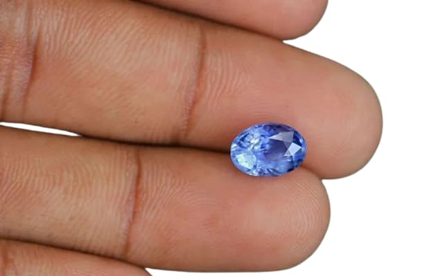 Saphir bleu de 5,25 Ratti, un cadeau d'exception non traité