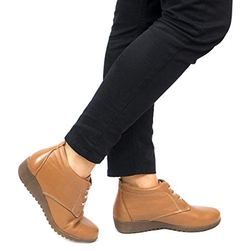 PAYMA Zapato Comodo Plantilla de Gel Tacon Bajo Mujer/Azafata/Uniforme  Calzado de trabajo Zapatos de uniforme