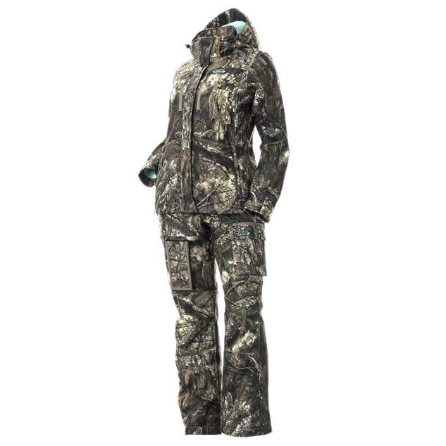 DSG Outerwear Ava 3.0 Camouflage Hunting Pants for Women - DWR Waterproof with Scent Control, Cargo Pocket & Removable Pouch4