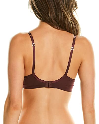 Natori Women's Frenzy Unlined Underwire Bra, Deep Garnet/Strawberry, 34C - Image 3