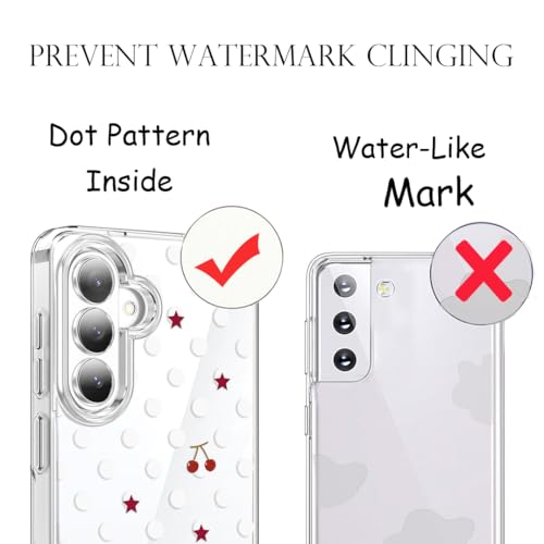 Unov for Galaxy S26 Plus Case, Clear with Embossed Design, Polka Dots by Unov - Used condition - Image 9