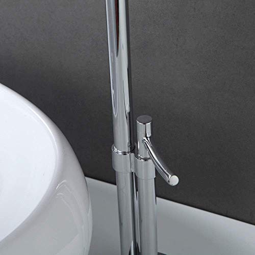 Robinet eau chaude et froide mitigeur cascade à levier unique pour évier monotrou