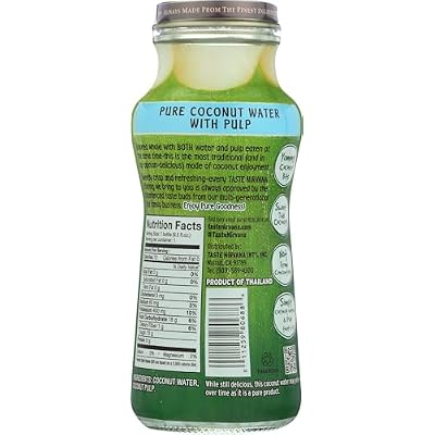 Taste Nirvana, Coconut Water With Pulp, 9.5 Fl Oz