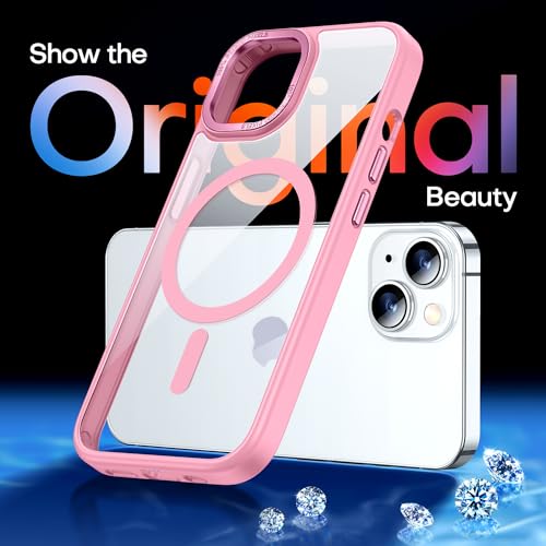 Canshn 15-CX-TPU Magnetic Designed For Iphone 15 Case Clear, Compatible With Magsafe Wireless Charging [Not Yellowing & Mil-Grade Drop Tested] Phone Cases For Iphone 15 With Shockproof Bumper 2023  thumb #1