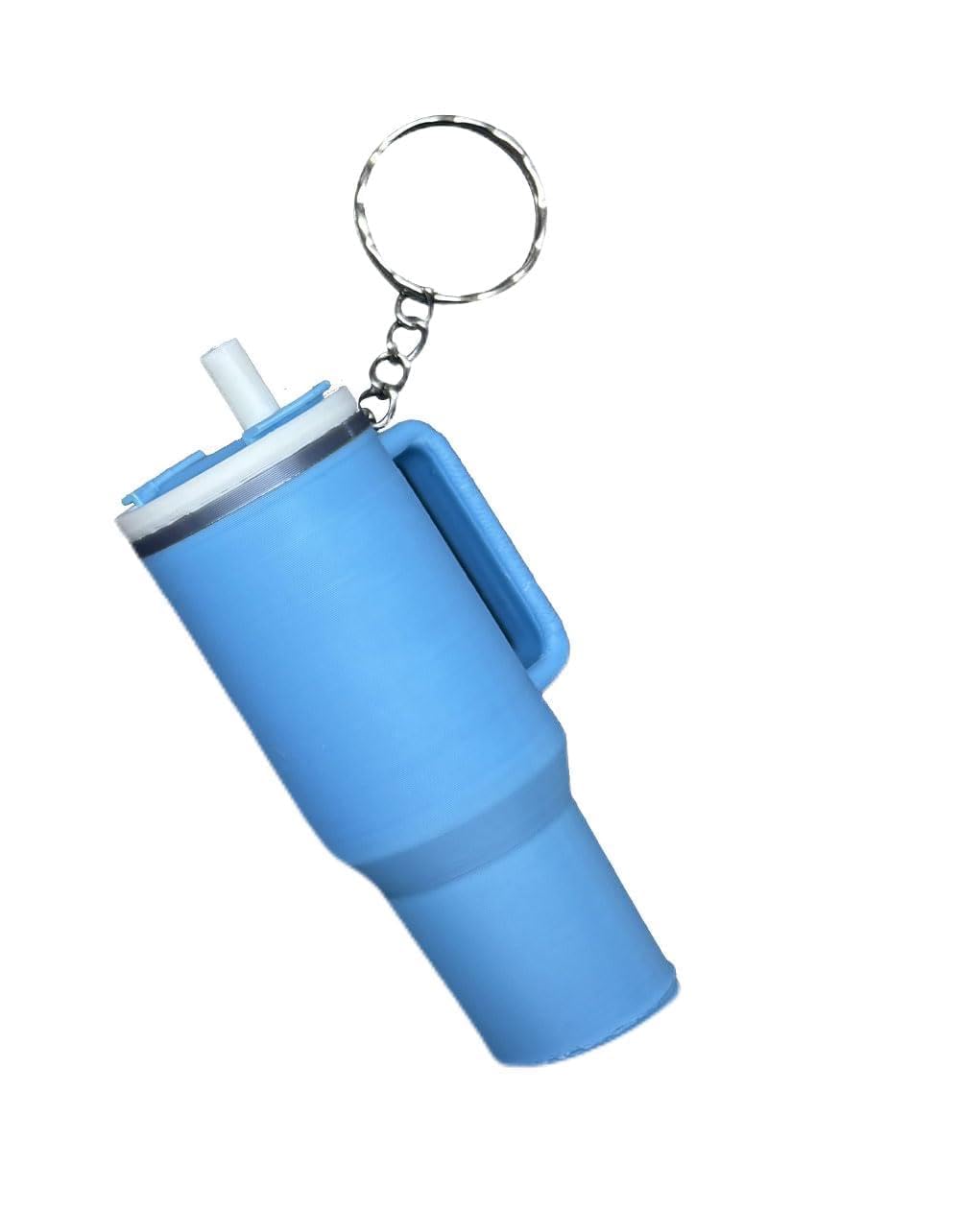 Cute Keychain for stanley cup accessories,Cute Cup Accessories,Purse Handbag Charms for Women (Blue)