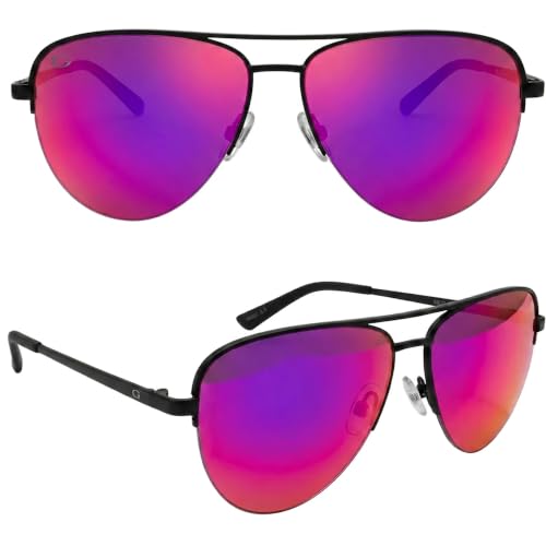 Image of grinderPUNCH Polarized Aviator Sunglasses Men Women 70s Retro Costume UV400 | Polarized UV400 Aviator, 70s Retro Gold Metal Frame, Classic Pilot Style, Costume and Fashion, for Men and Women