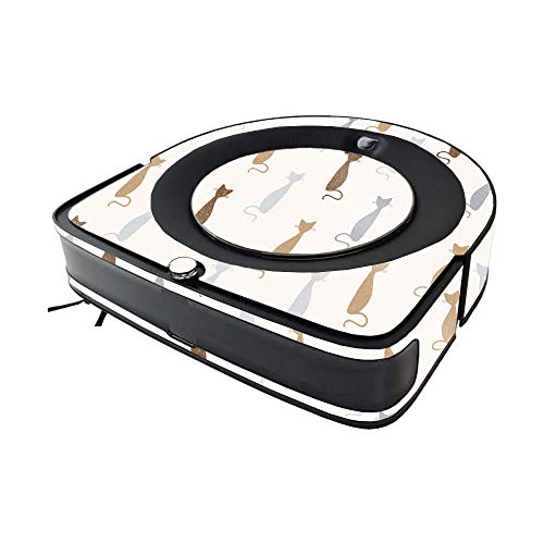 Image of MightySkins Glossy Glitter Skin Compatible with iRobot Roomba s9 Vacuum - Cat Lady | Protective High-Gloss Glitter Finish | Easy to Apply and Change Styles | Made in The USA
