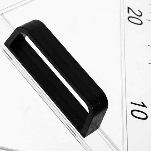 Regla magnética transparente Anneome con triángulo para dibujo geométrico de profesores y alumnos 6