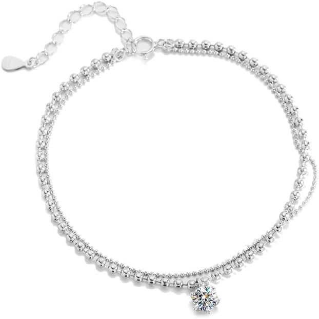 14K Gold Tennis Bracelet with D-Color VVS2 Diamonds | 0.5/1 Carat, Adjustable Double-Layer | Daily Elegance & Special Event Essential