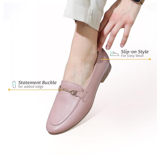 Image of YOHO Bliss Loafers for Women | Comfortable & Stylish Bellies | Fashion Moccasins with Footpharma Footbed | Slip-on for Casual & Formal Wear | 006