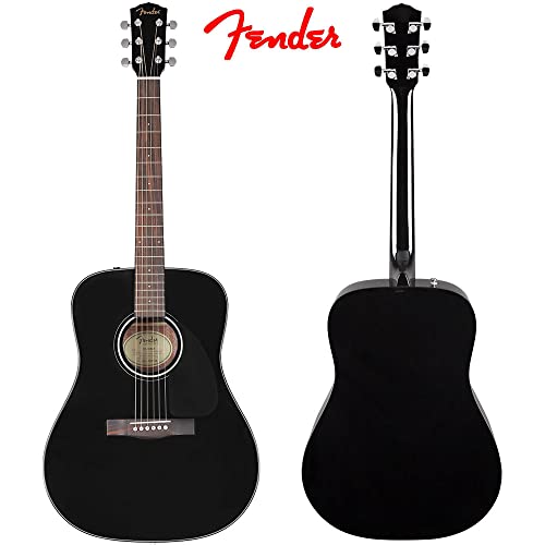 Fender CD-60 Dreadnought V3 DS, Touche Noir, Noir 970110506 & CAHAYA Housse pour Guitare Gig Bag Oxford Housse de… - Les Beatles, Paul McCartney, John Lennon, RIngo Starr, George Harrison Fender CD-60 Dreadnought V3 DS, Touche Noir, Noir 970110506 & CAHAYA Housse pour Guitare Gig Bag Oxford Housse de… – Image 4