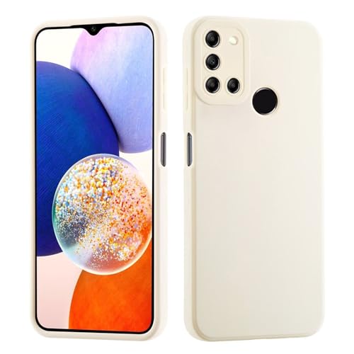LENGRACE Funda para OPPO A52/A72/A92 Suave Silicona Funda,TPU Case para OPPO A52/A72/A92 Prueba de Golpes Antiarañazos Carcasa-Blanco
