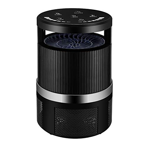 Hanbao Home Fly Insect Killer UV Light Bug Zapper Pure Physical Mosquito Killing Electronic USB Mosquito Killer Lamp Indoor Outdoor Kitchen Garden Garage Patio Porch-Black