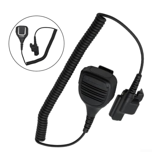 Micrófono de altavoz para sitio de construcción compatible con Motorola MTX838 7