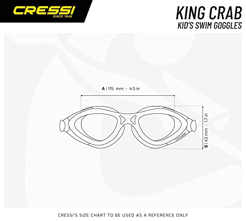 Cressi King Krab Occhialini nuoto con Oculari