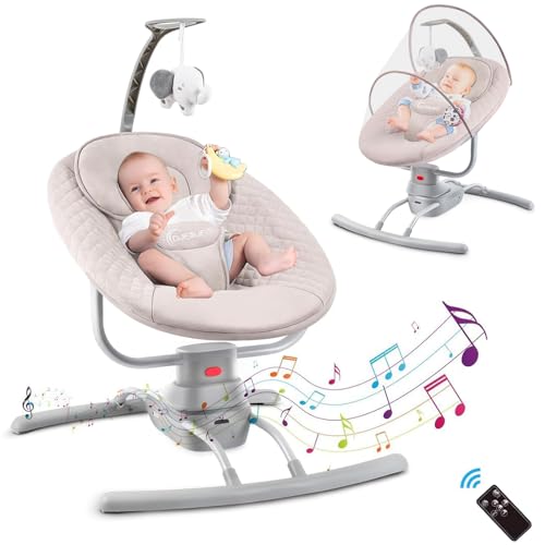 Altalena Per Neonati Dondolo Elettrico Per Neonati Con Telecomando